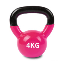 Wholesale Vinyl Coated Solid Cast Iron Steel Strength Training Weight Plastic Dipping Kettlebell